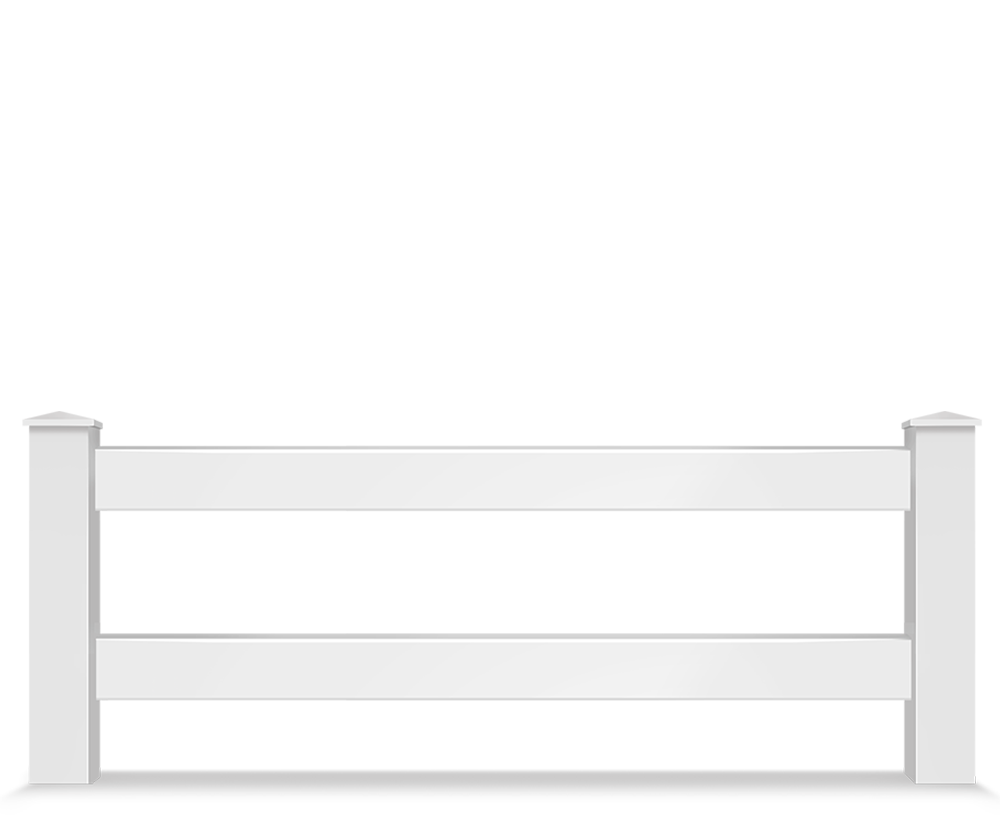 Vinyl split rail farm fence contractor in Cranberry Township