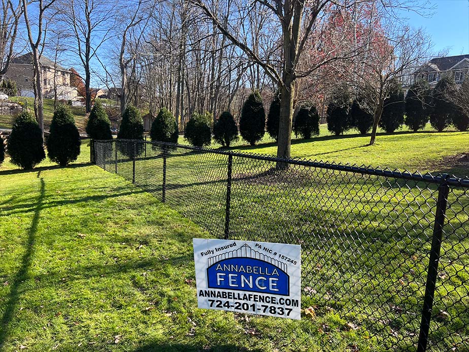 Chain link fence contractor in Cranberry Township