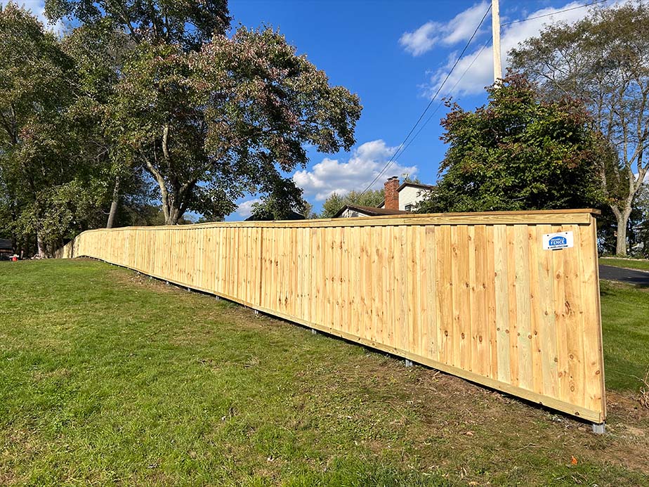 Beaver Pennsylvania wood privacy fencing