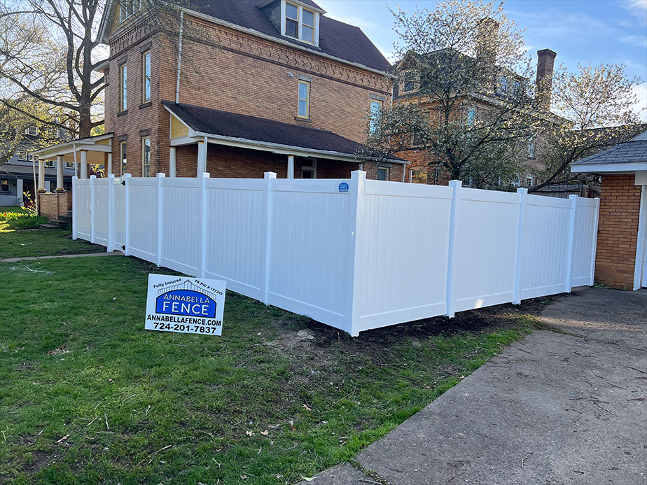vinyl fence Presto Pennsylvania